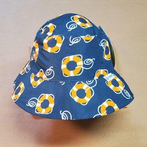 I Play Bucket Sun Hat 9-18 Months Navy